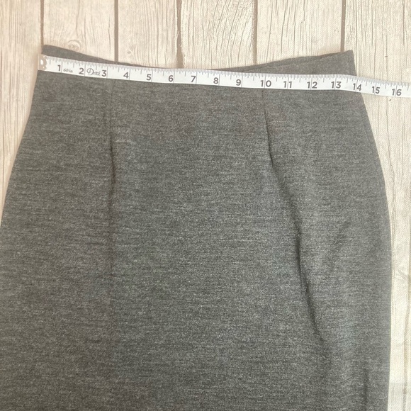 Eileen Fisher Viscose Wool Knit Skirt - Picture 4 of 9